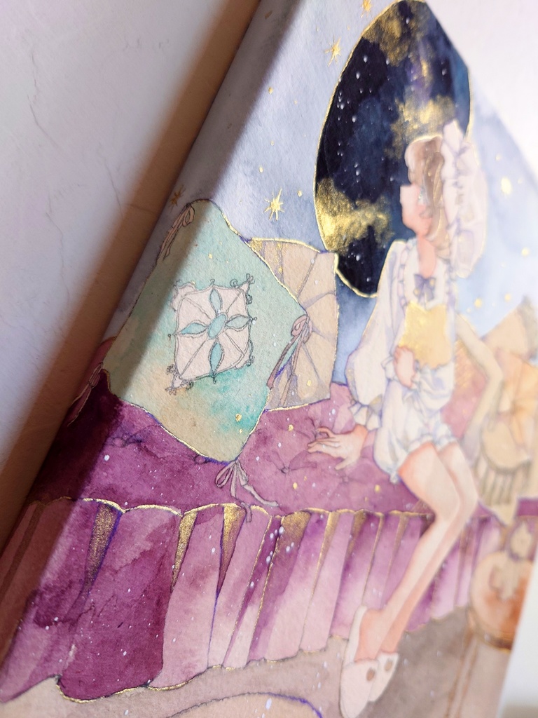 原画「窓の向こう」