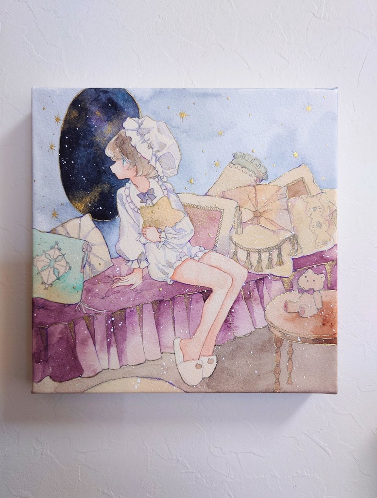 原画｢窓の向こう｣