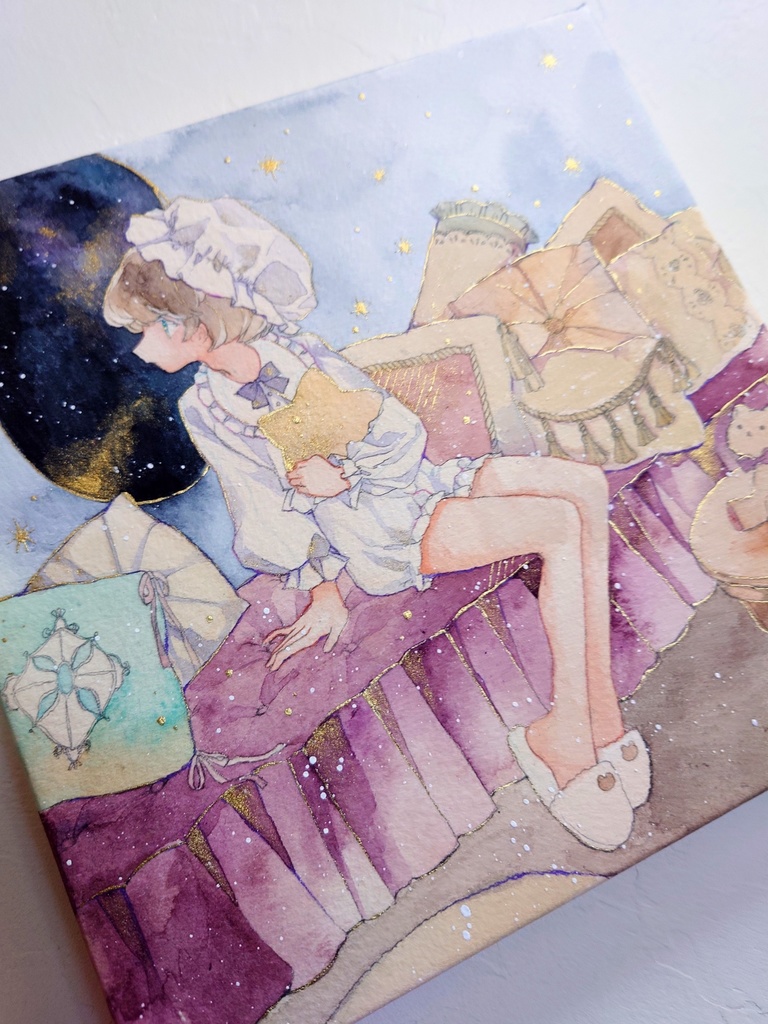 原画「窓の向こう」