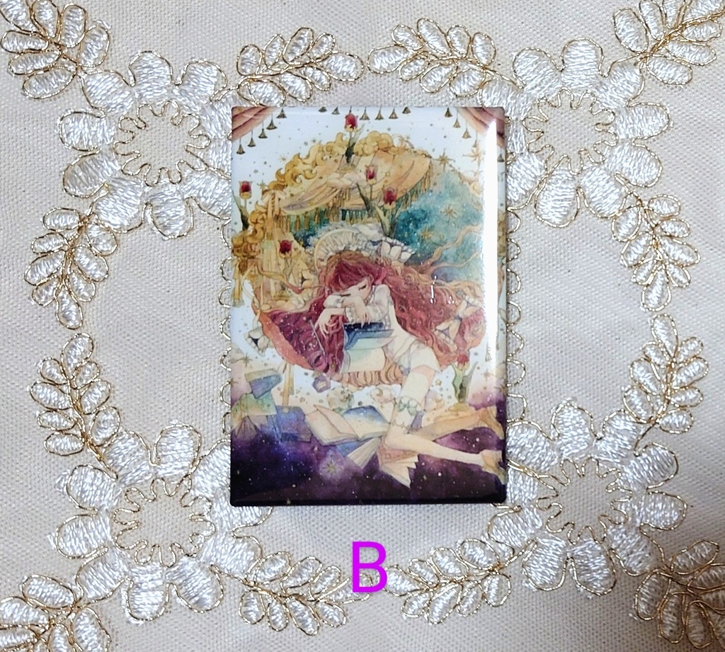 長方形缶バッジ3種