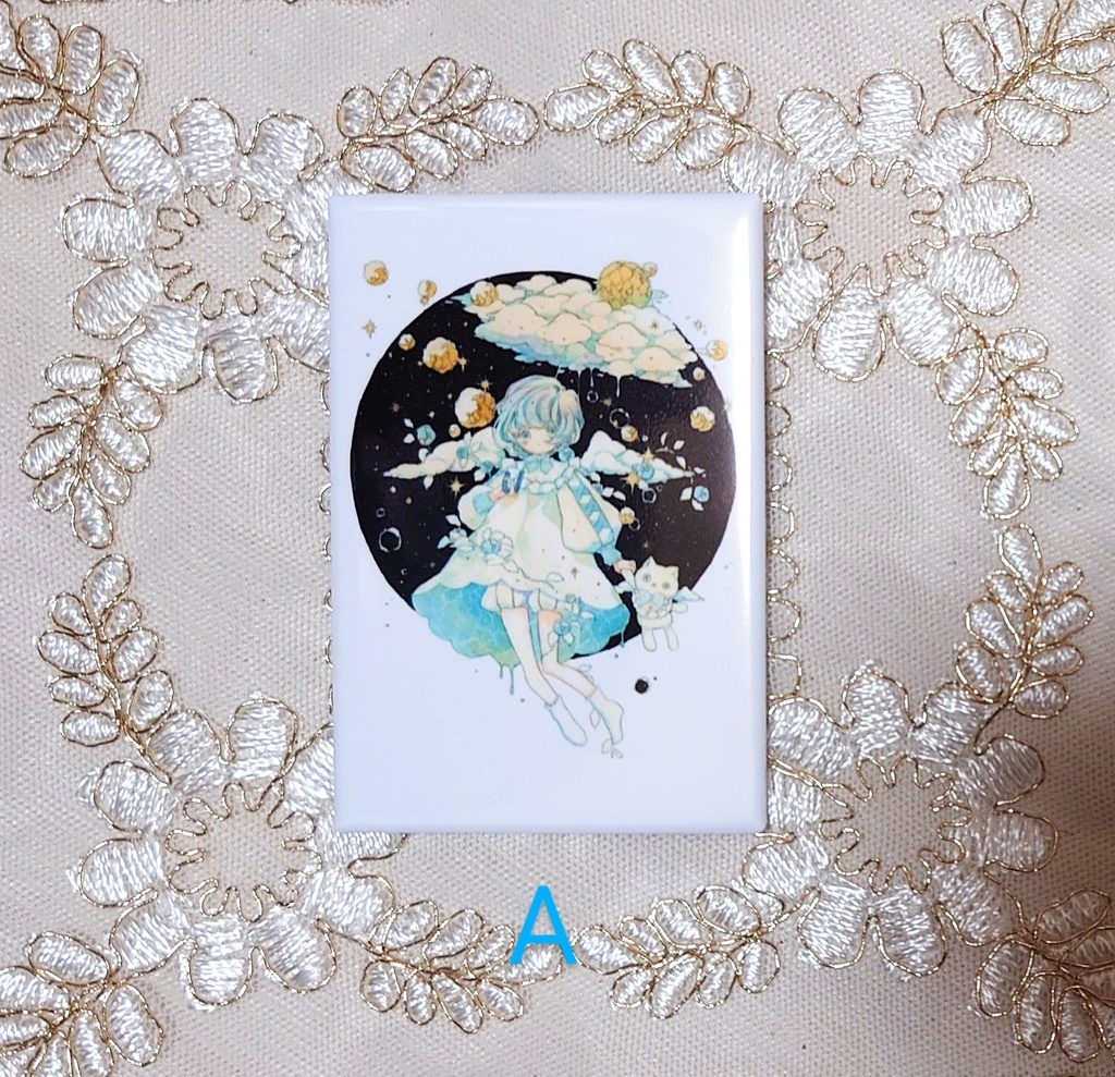 長方形缶バッジ3種