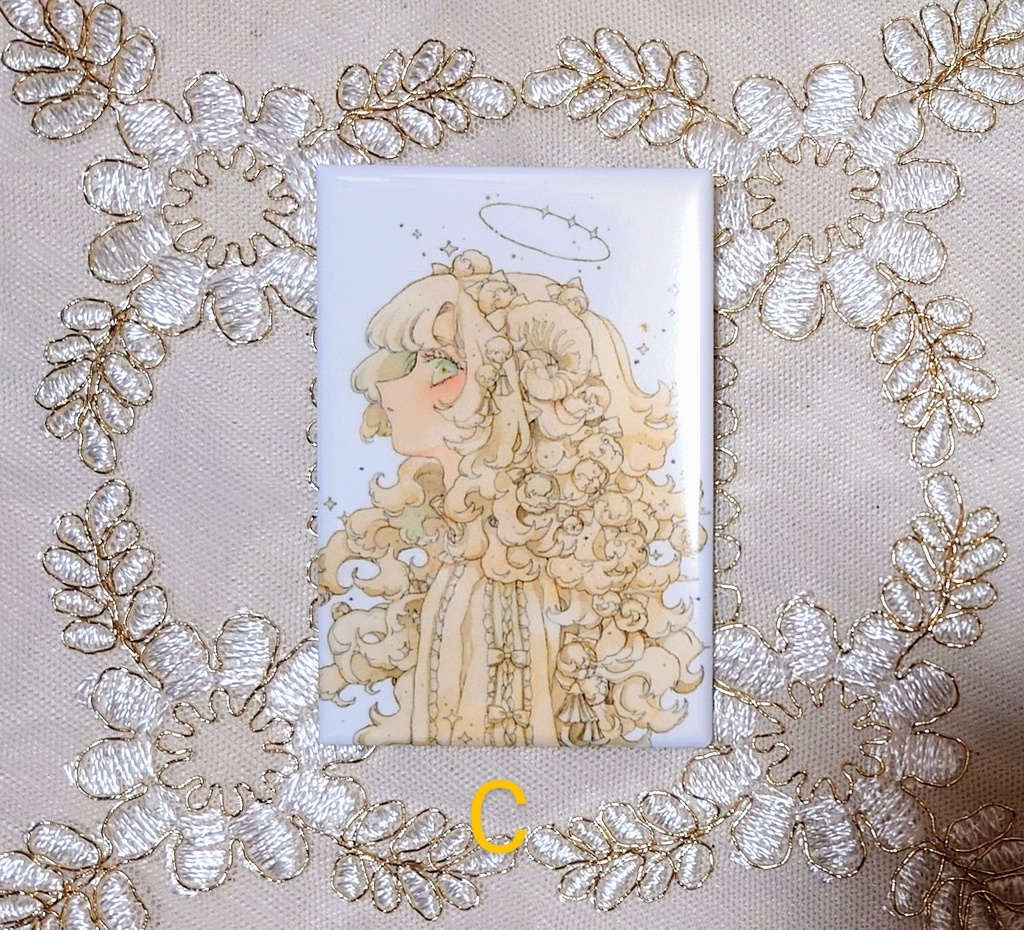 長方形缶バッジ3種