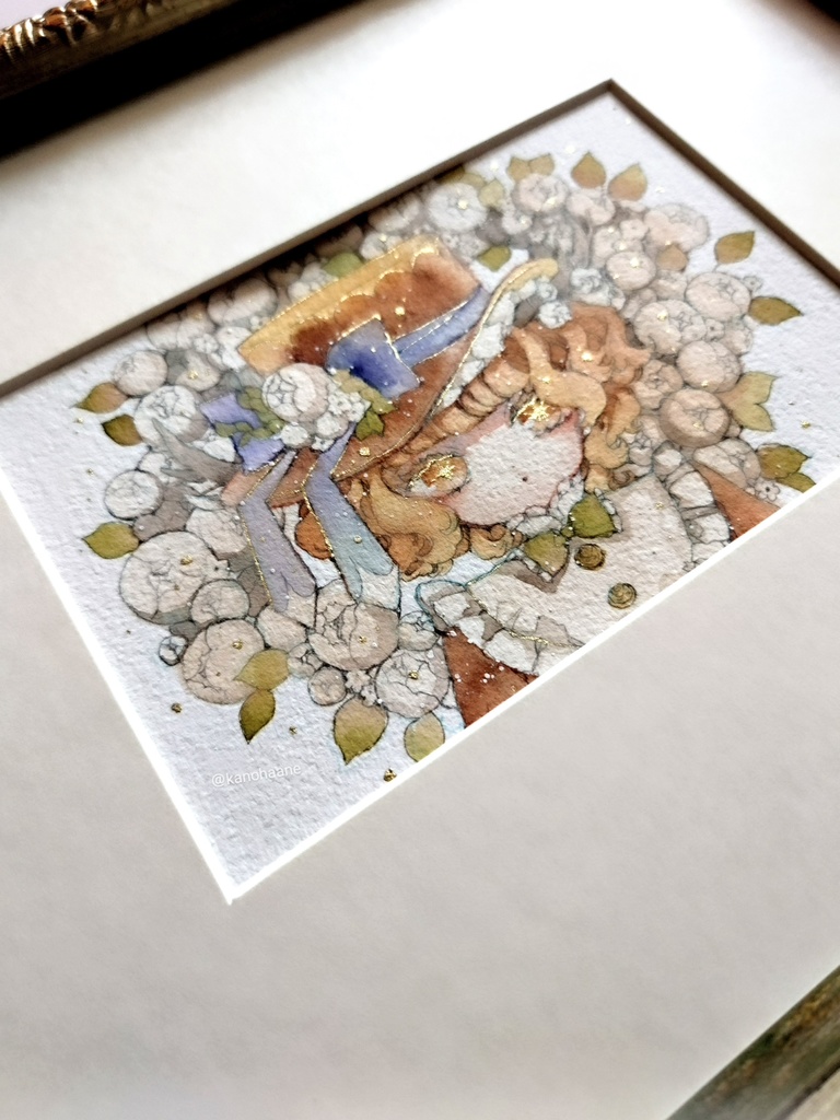 原画「花と僕」