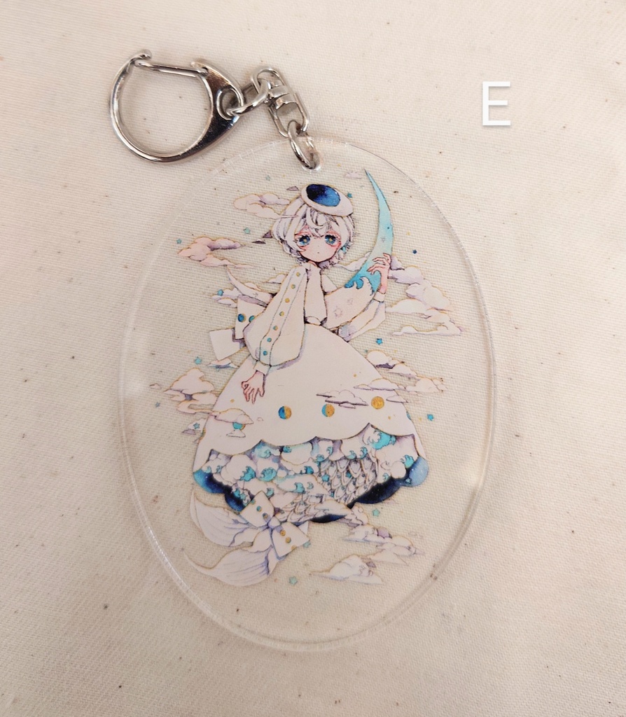 アクリルキーホルダー「人魚少年」