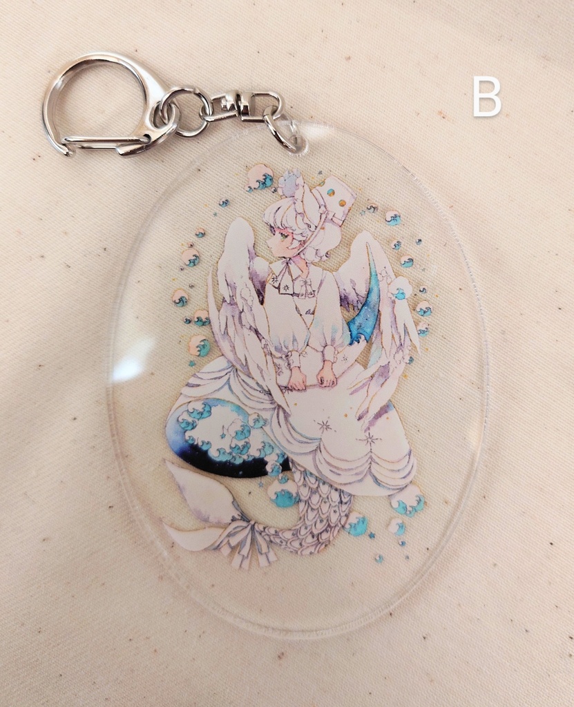 アクリルキーホルダー「人魚少年」