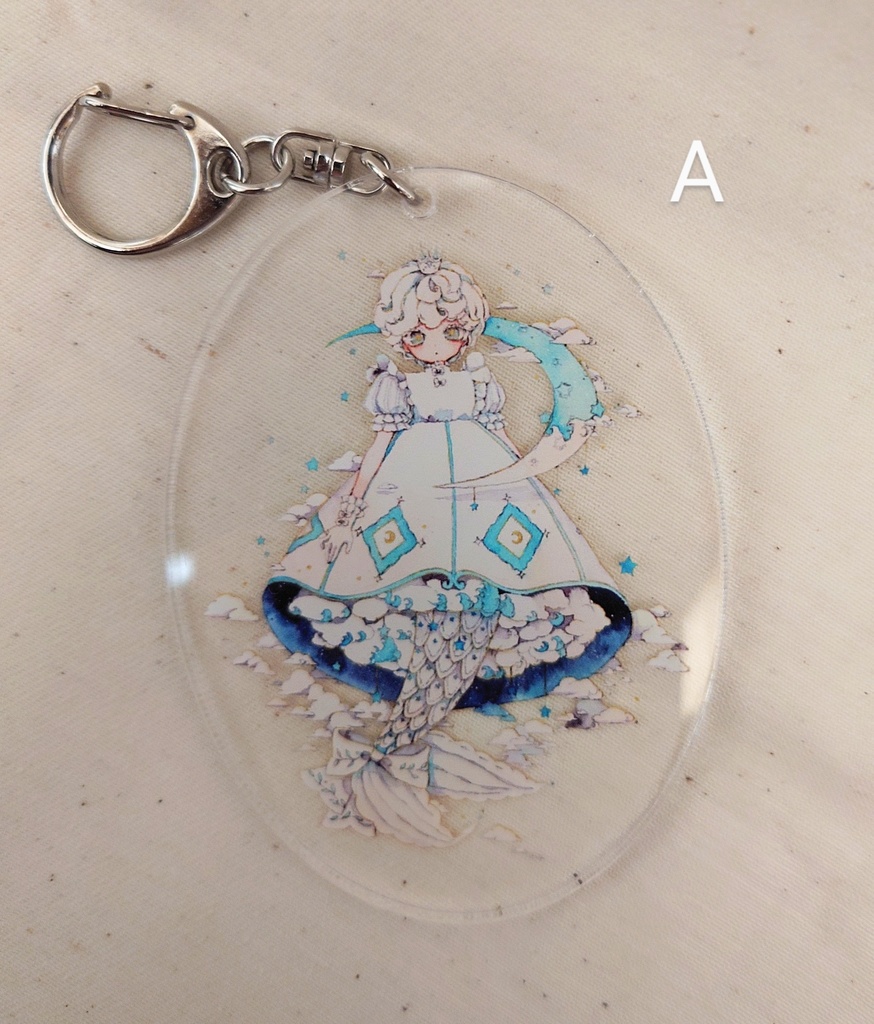 アクリルキーホルダー「人魚少年」