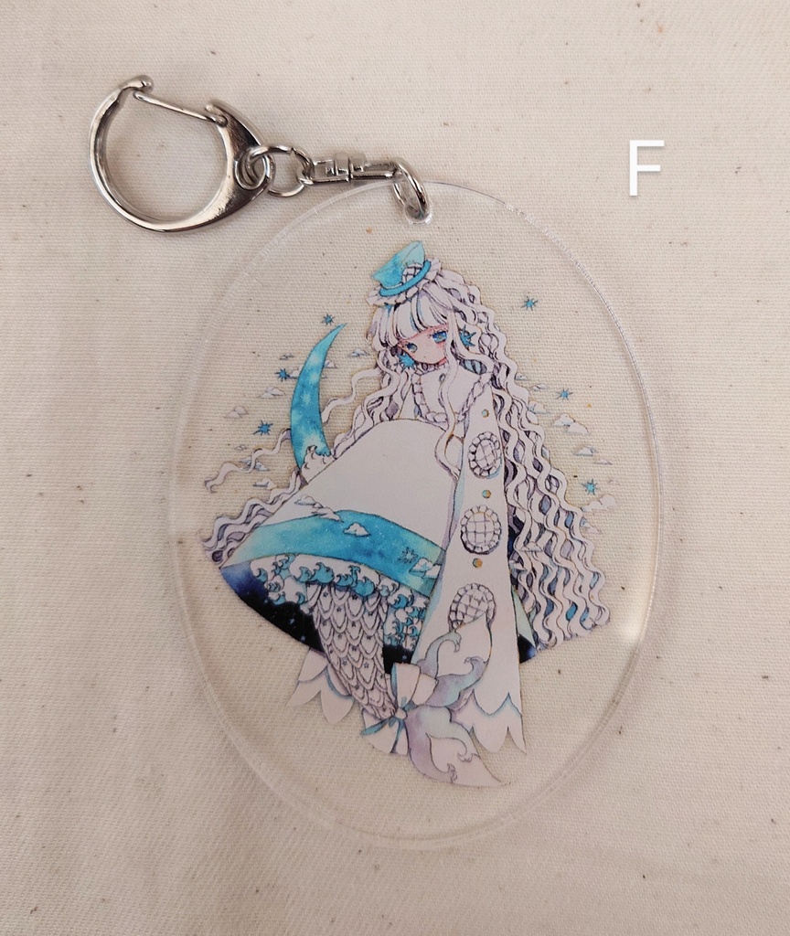 アクリルキーホルダー「人魚少年」