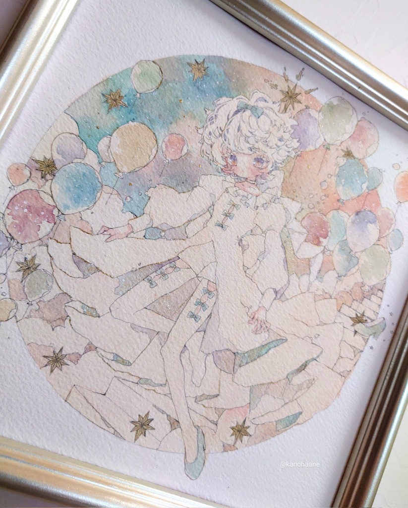 原画「12時の鐘が鳴る」