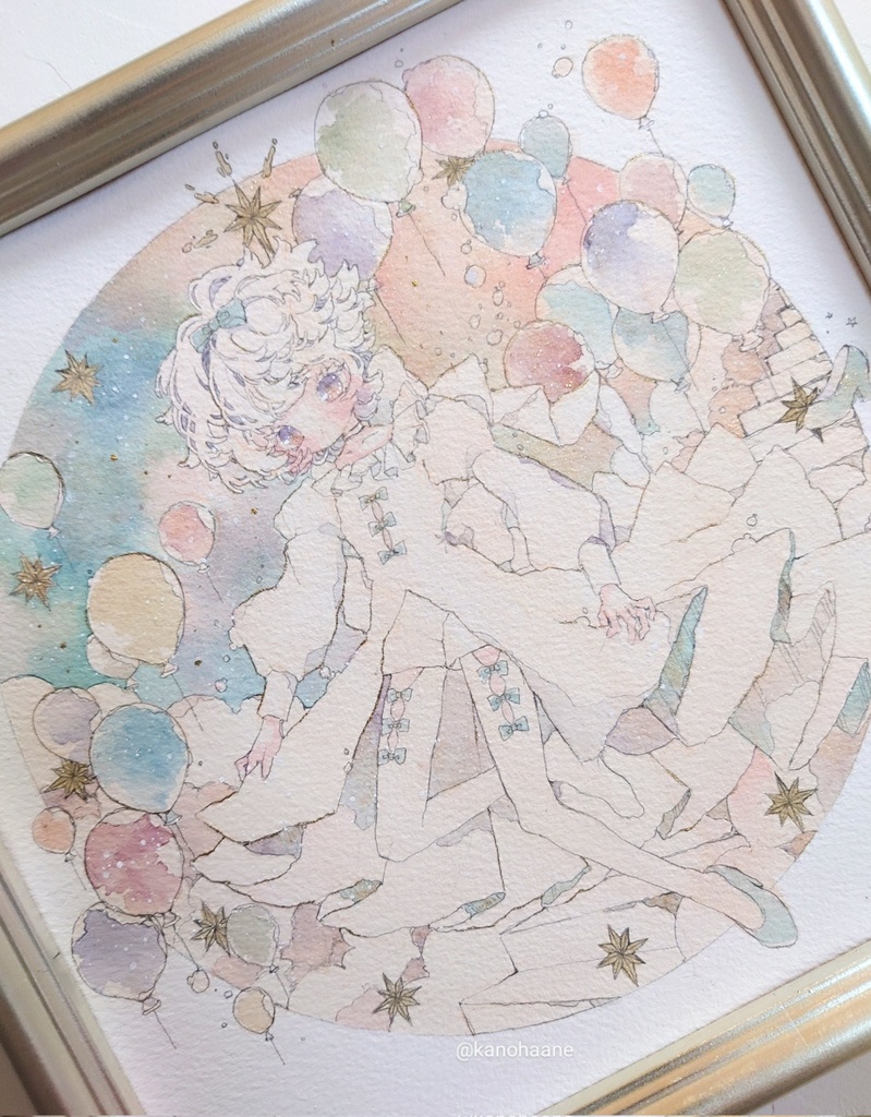 原画「12時の鐘が鳴る」