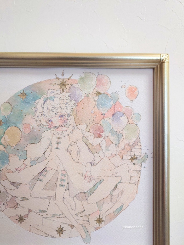 原画「12時の鐘が鳴る」