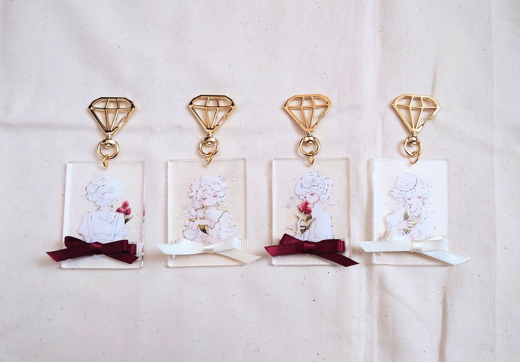 アクリルキーホルダー全4種