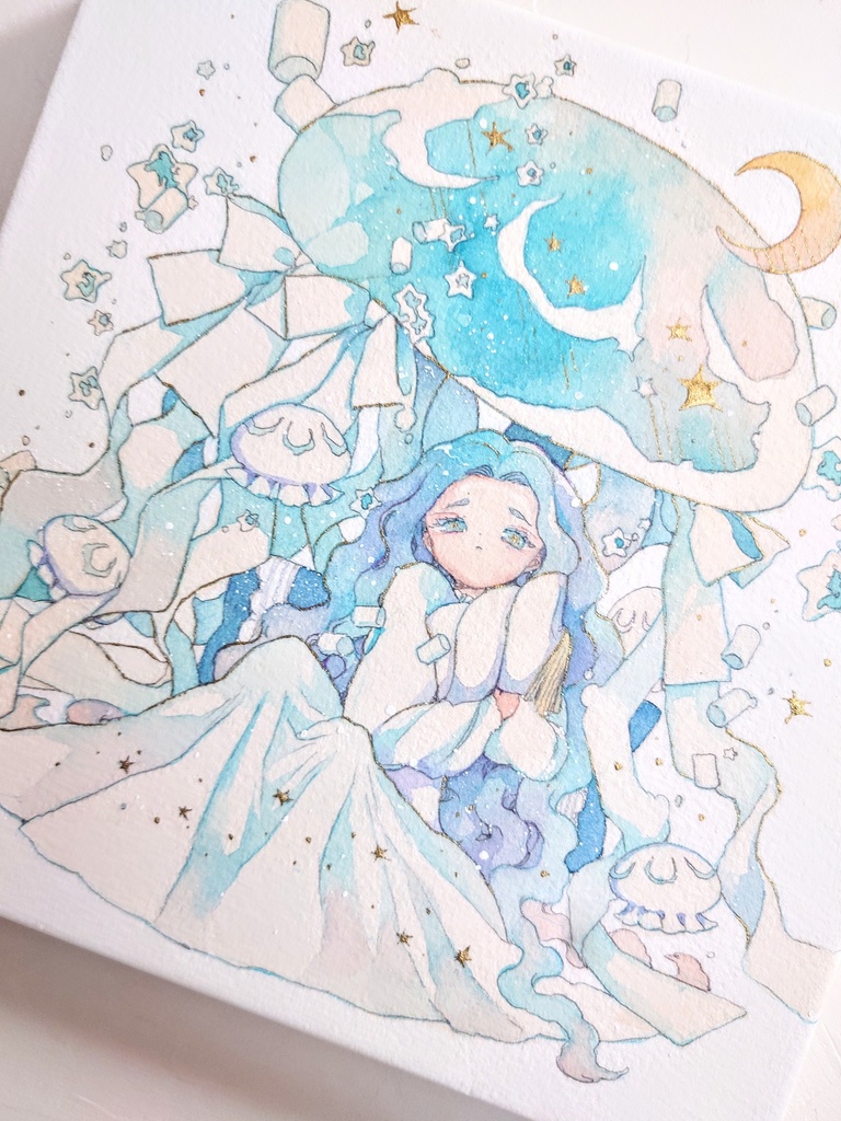 原画「くらげの天蓋」