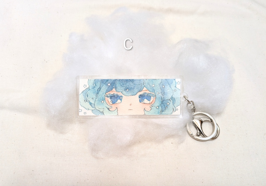ミニ原画キーホルダー