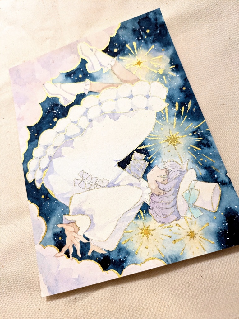 原画「夢に落ちていく」