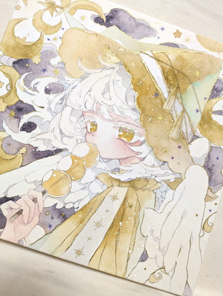 原画「希望と微睡みの魔法使い」