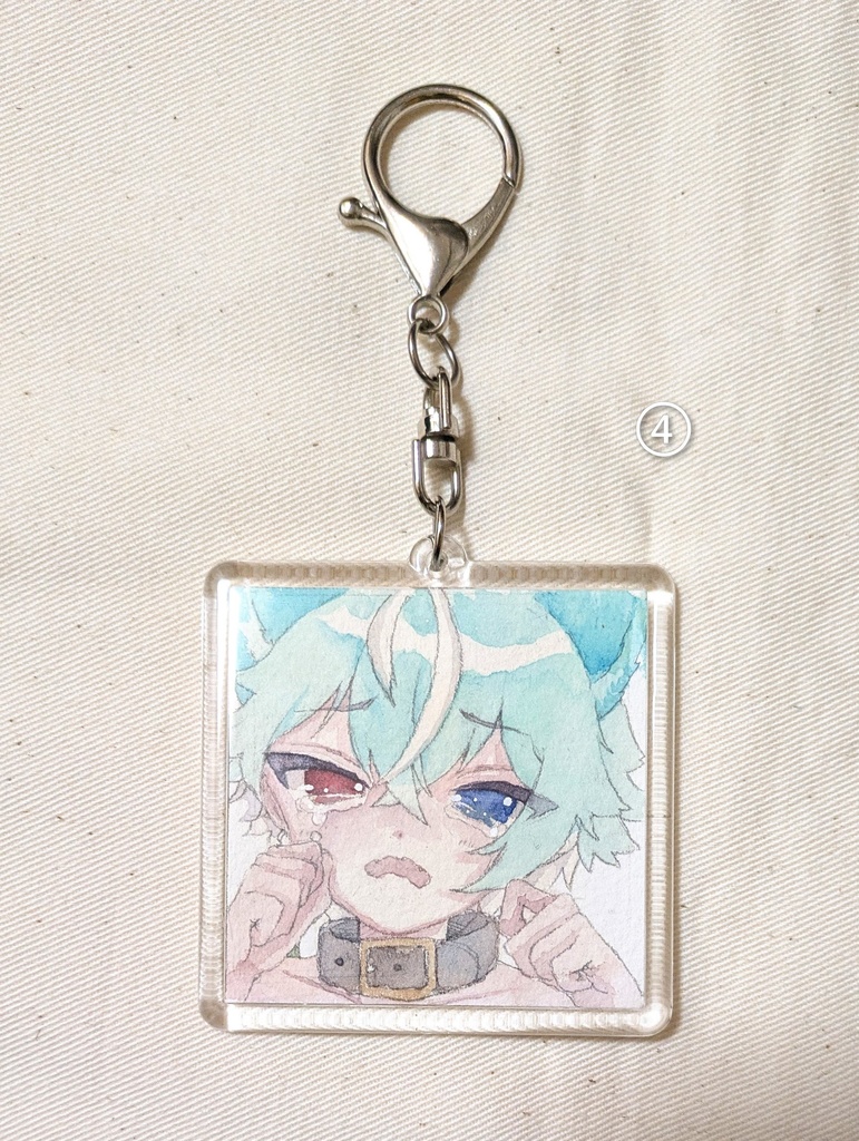 原画キーホルダー【猫暮ふーた】