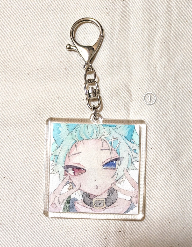 原画キーホルダー【猫暮ふーた】