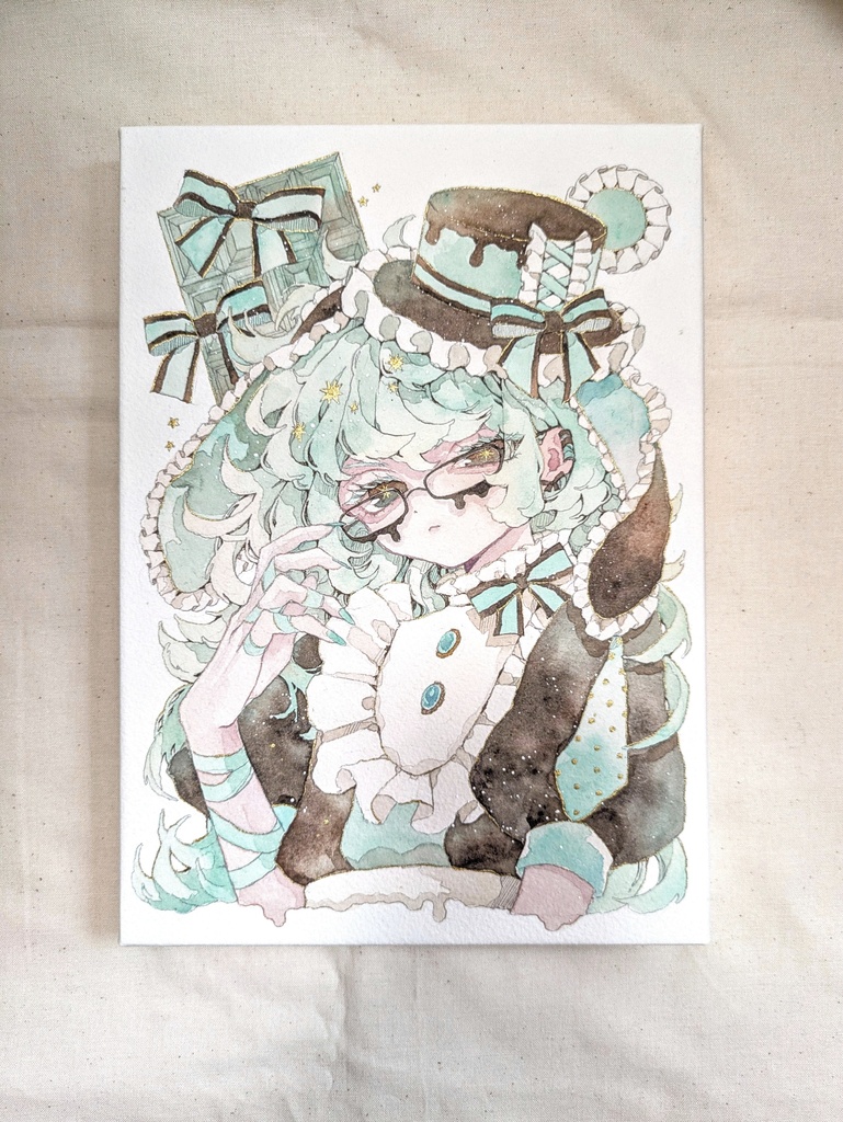 原画｢チョコミント少年｣