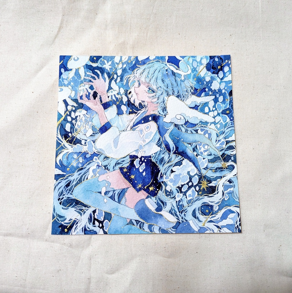 原画｢海に住む天使｣