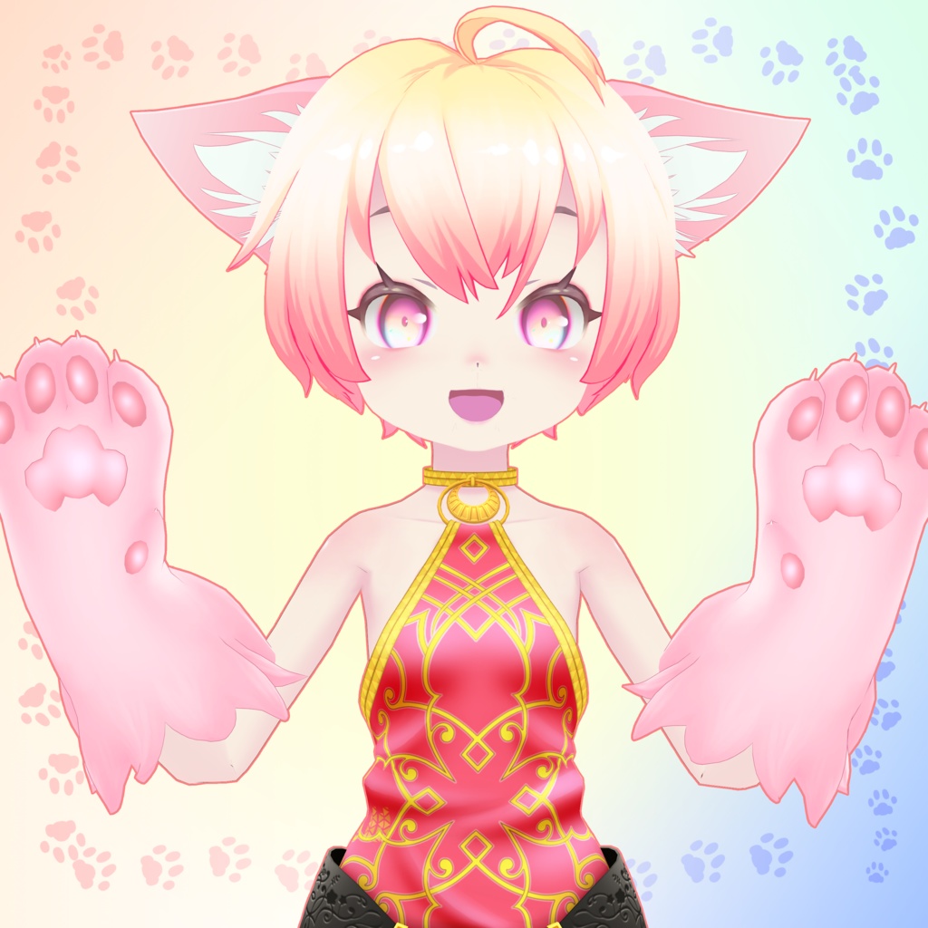 オリジナル3Dモデル『にゃんこぷ~』