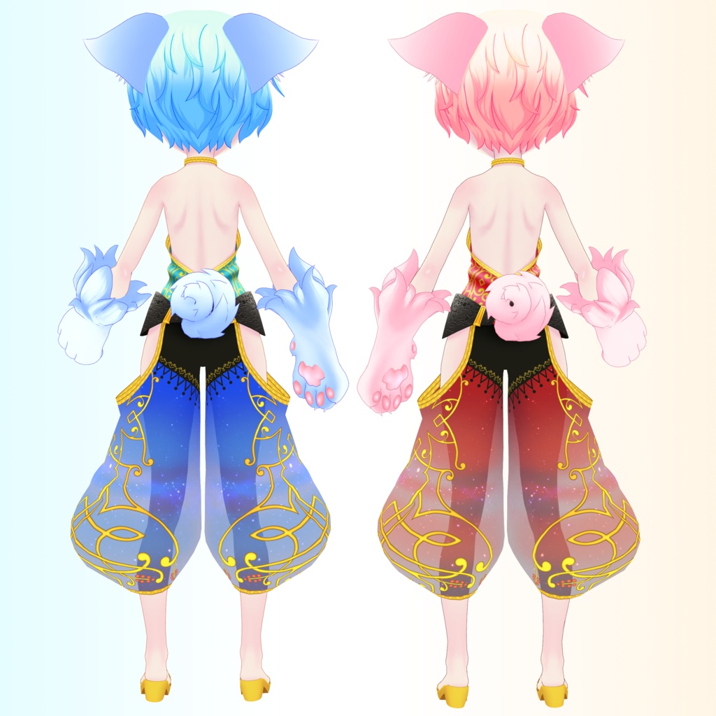 オリジナル3Dモデル『にゃんこぷ~』