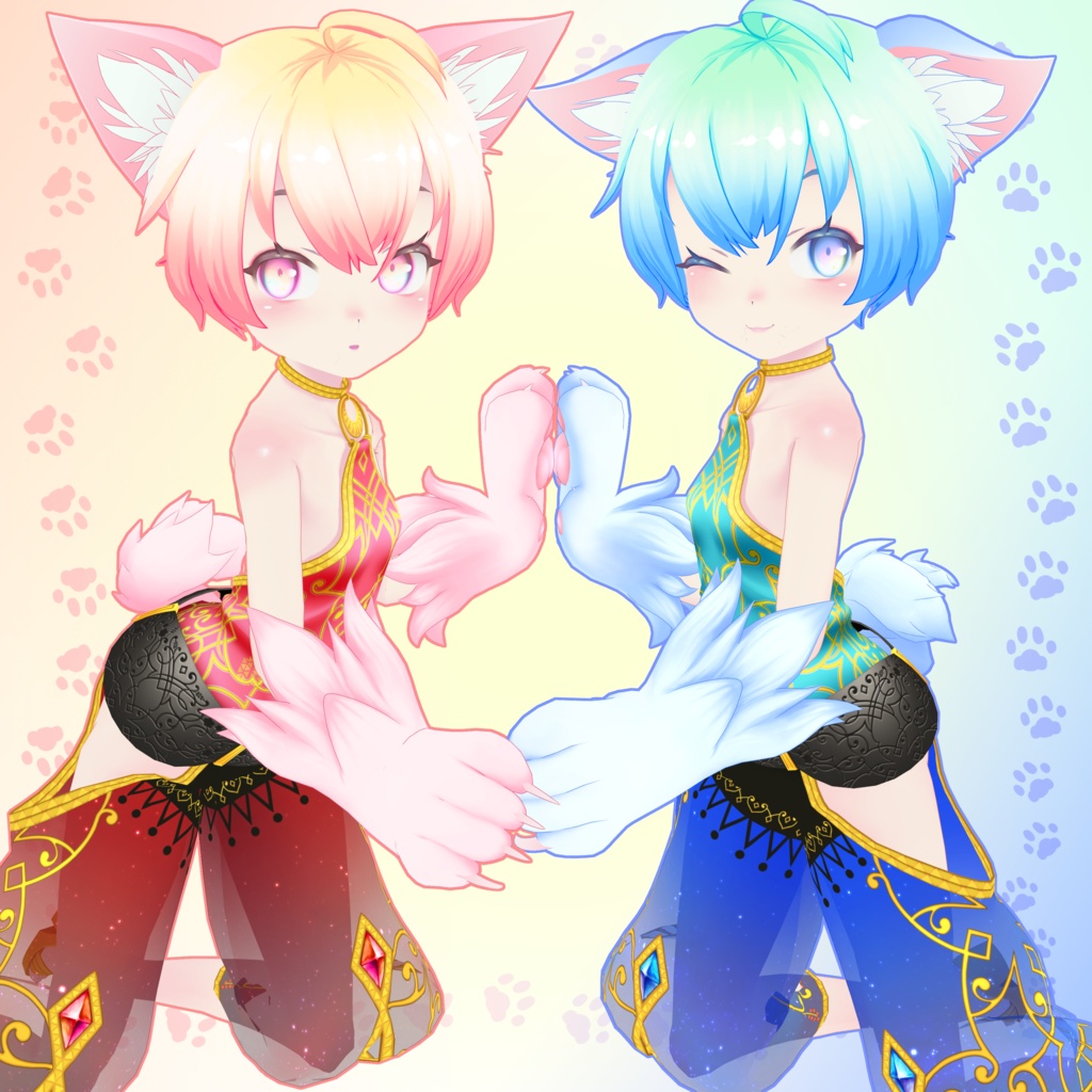 オリジナル3Dモデル『にゃんこぷ~』