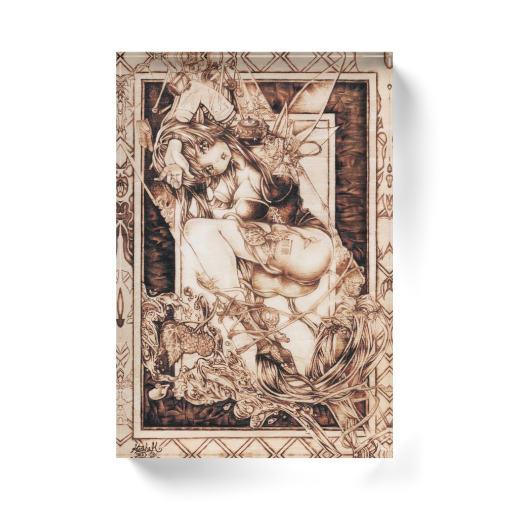 「私、このまま消えちゃうの」アクリルブロック