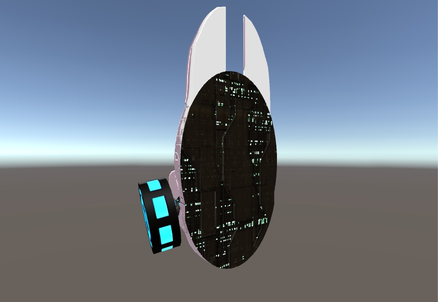 【VRChat想定】サイバーパンク風狐面