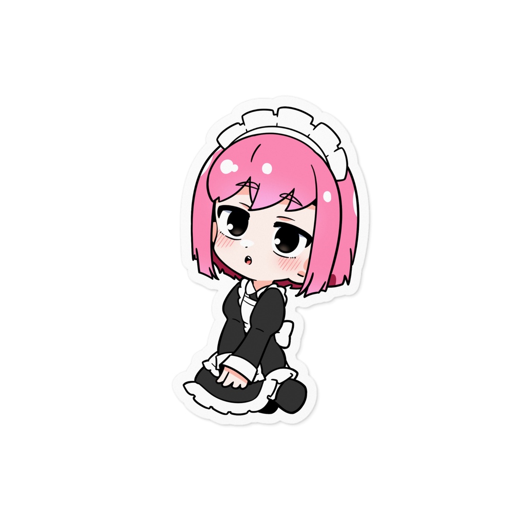 ぽぽんたメイドさんステッカー