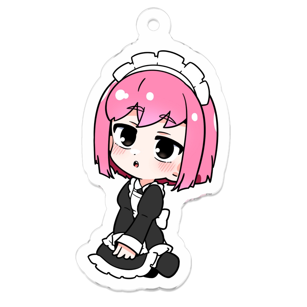 ぽぽんたのメイドさんアクリルキーホルダー