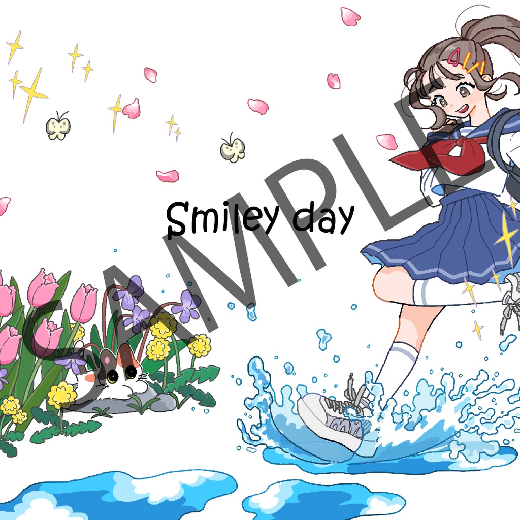 「Smiley day」ポストカード
