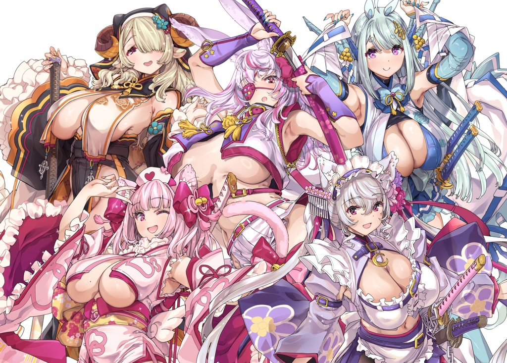 ナデシコ長侍 アクリルスタンド【2026新作:6月末お届け:受注生産】