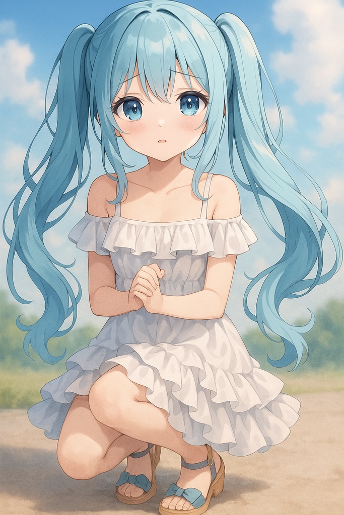 青空ゆう 儚げな少々