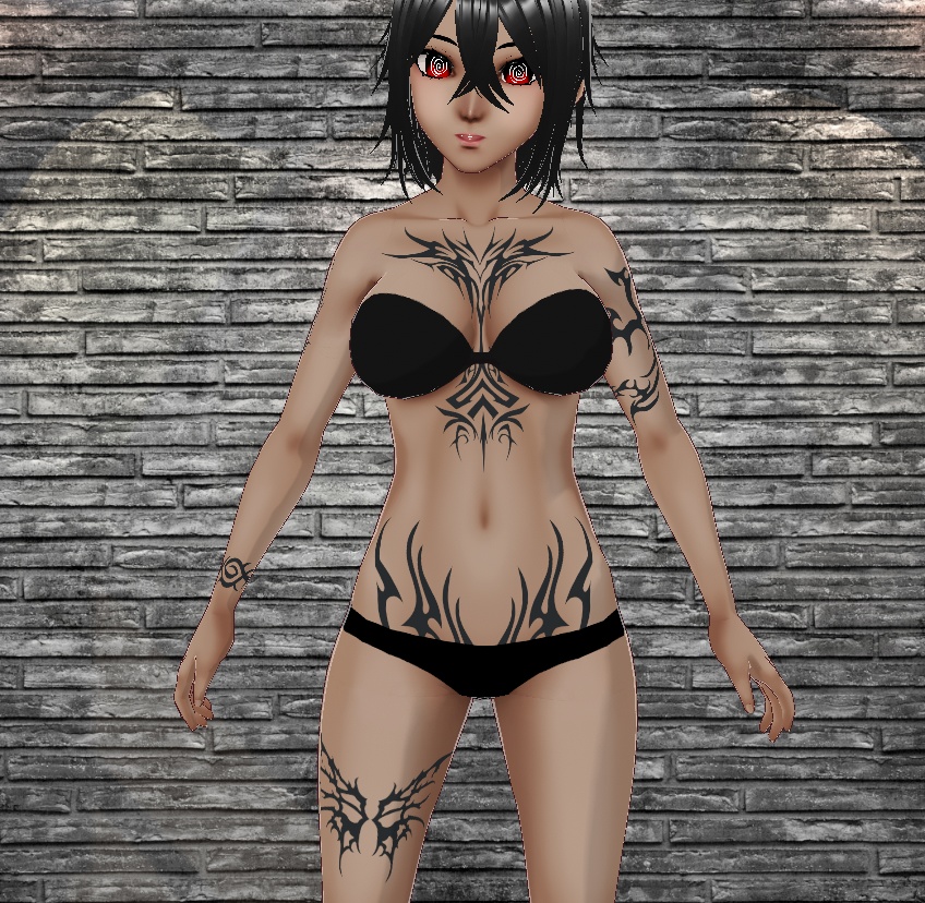 ✦ ⁀ 𝐕𝐑𝐎𝐈𝐃 ┊ 全身ネオ・トライバル・タトゥー 2