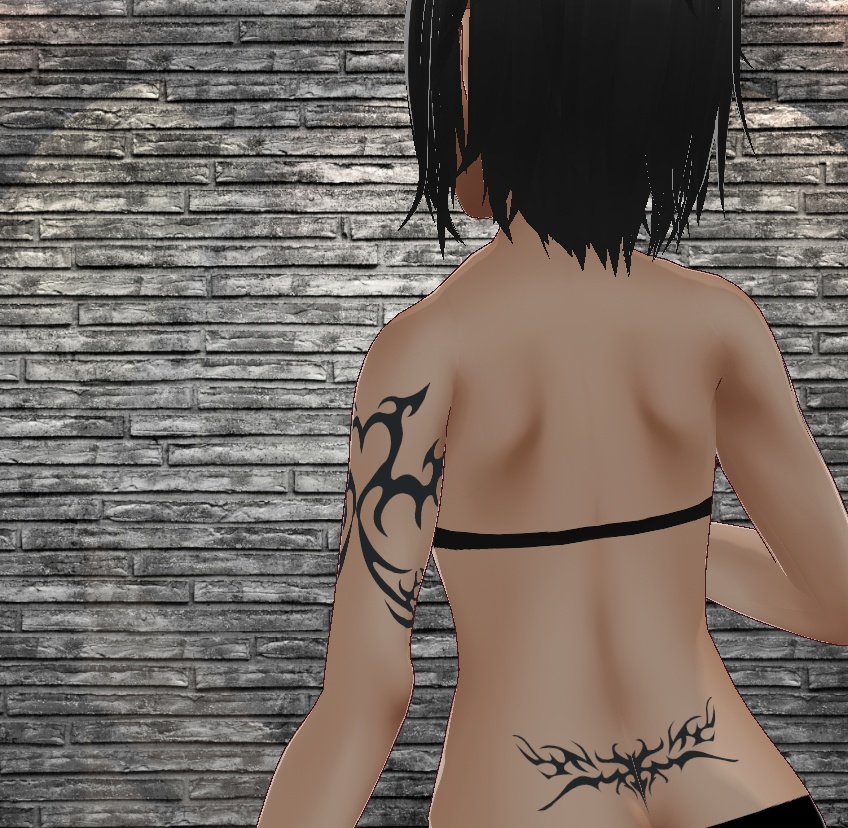 ✦ ⁀ 𝐕𝐑𝐎𝐈𝐃 ┊ 全身ネオ・トライバル・タトゥー 2