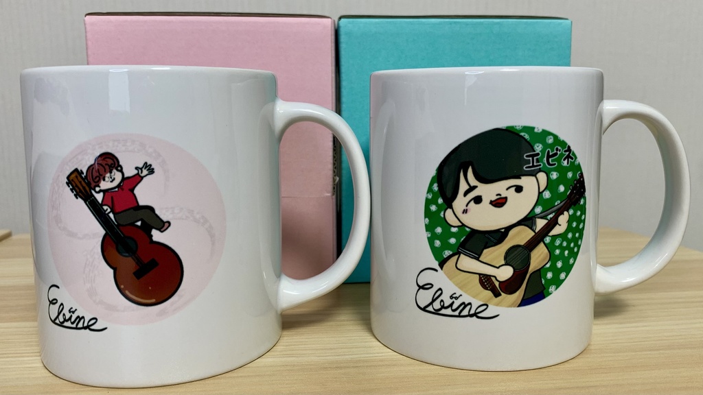 アイコンロゴマグカップ２個セット（新・旧ロゴ各１個）