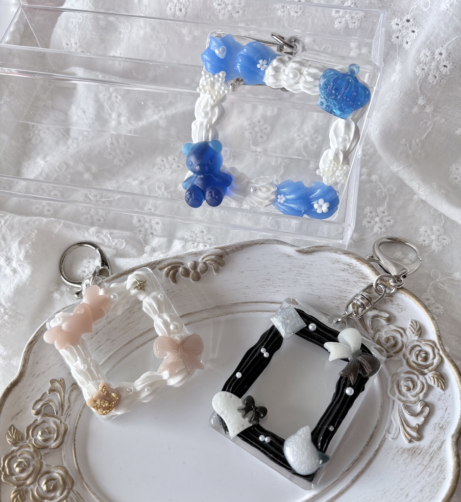 フォトキーホルダー　ホイップデコ