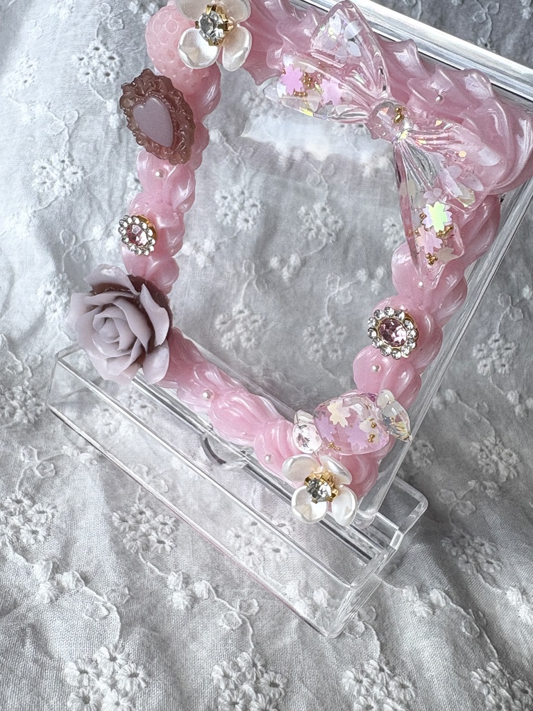 ピンク系ホイップデコケース