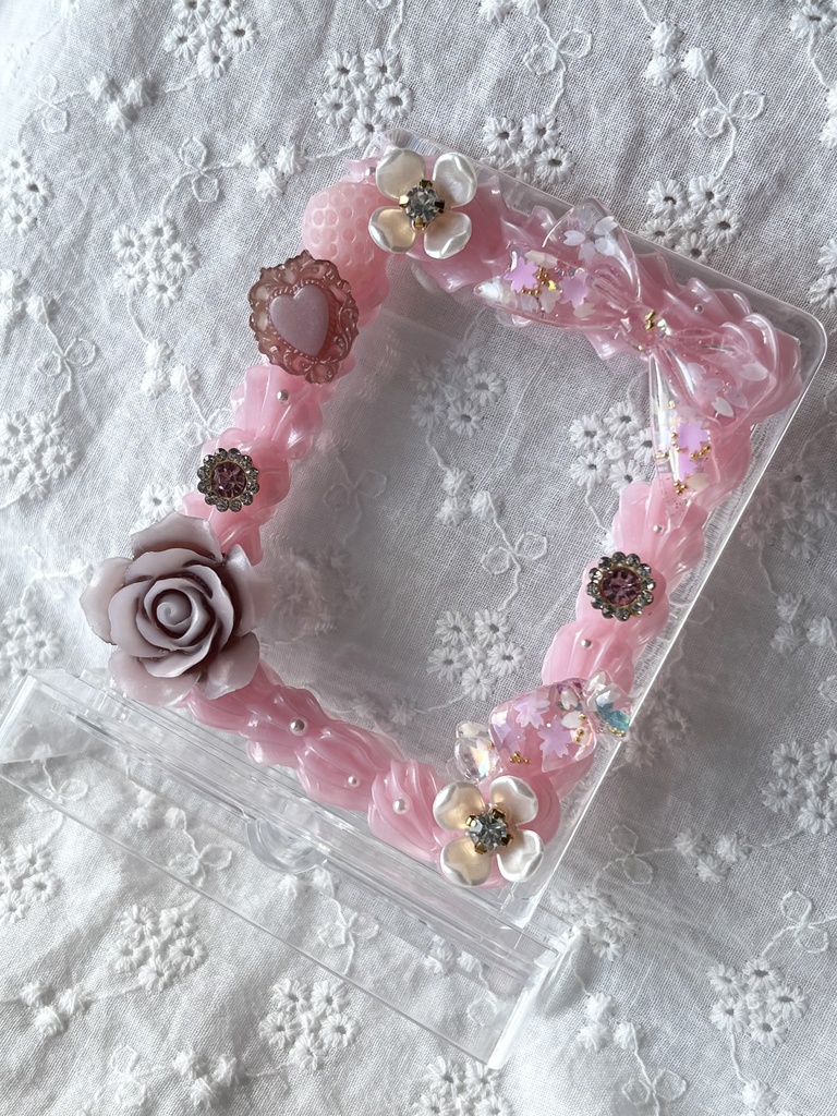 ピンク系ホイップデコケース