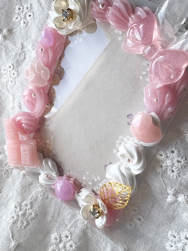 ピンク系ホイップデコケース