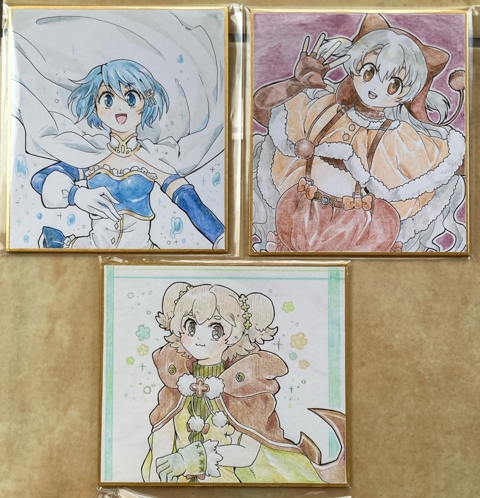 アナログ色紙