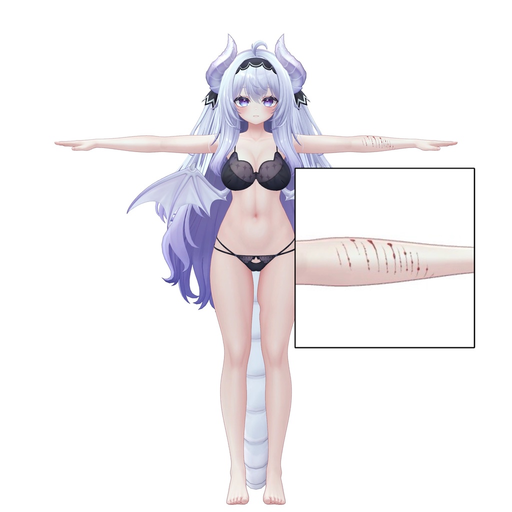 【愛莉 Airi】傷 リスカ cut texture2