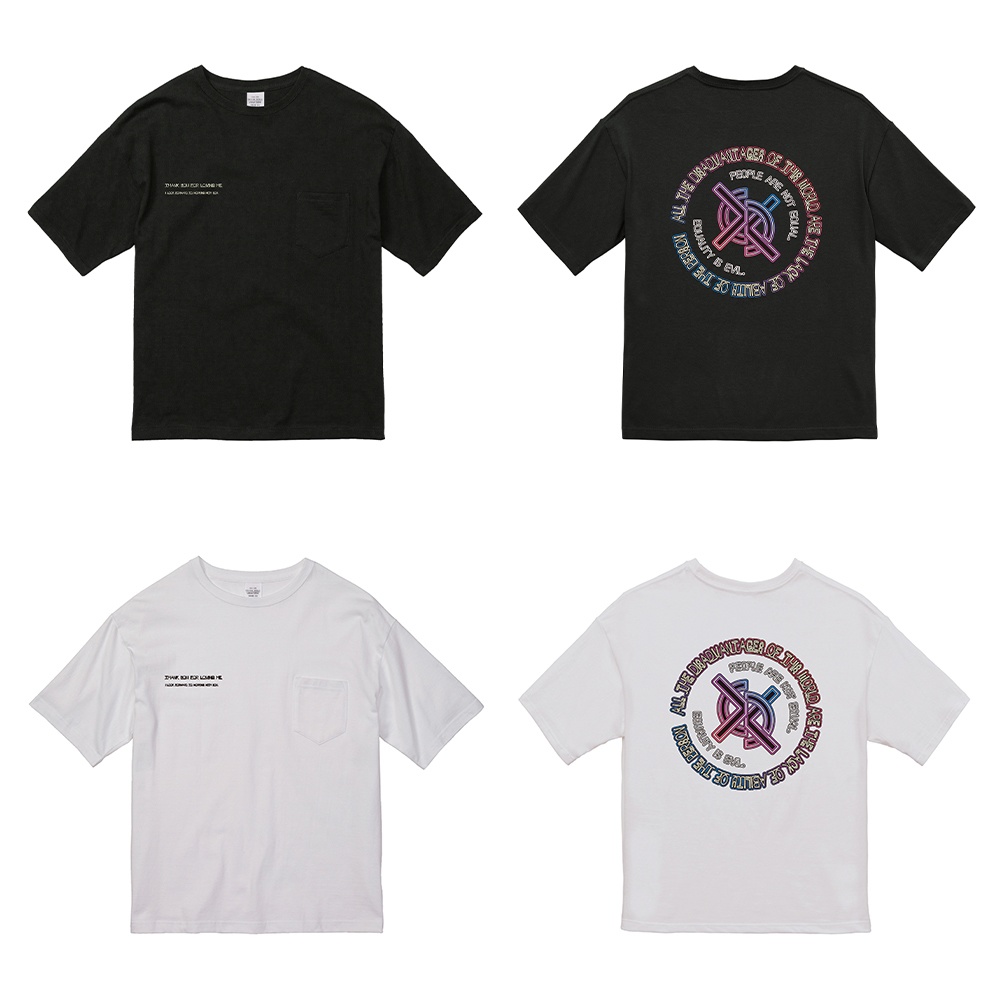 【Tシャツ】ネオンクリケロゴ　ビッグシルエット