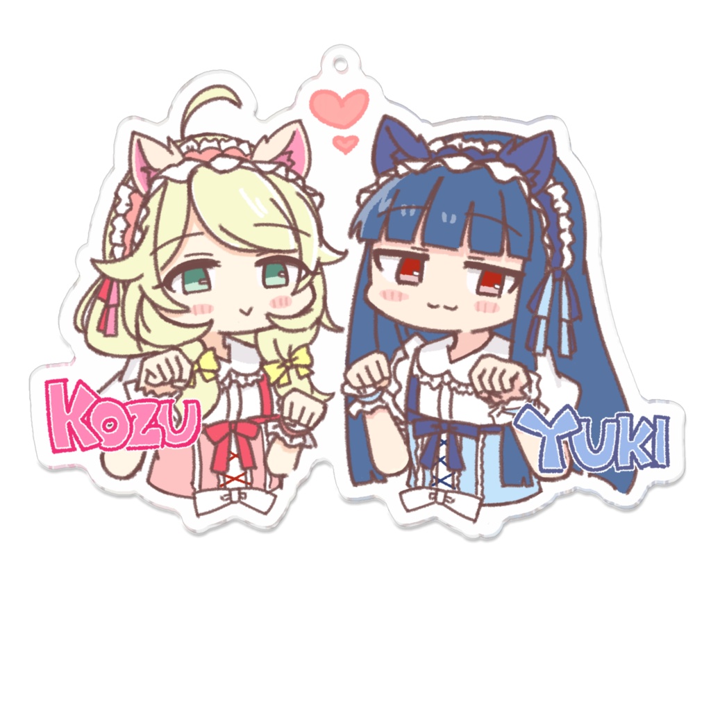 ゆきこずにゃんにゃんメイド BIGアクキー