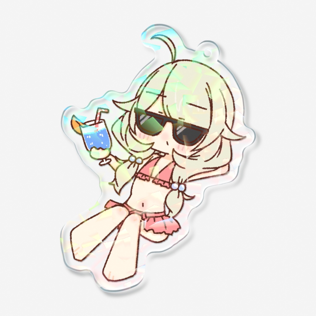 夏満喫こずえちゃんホロアクキー