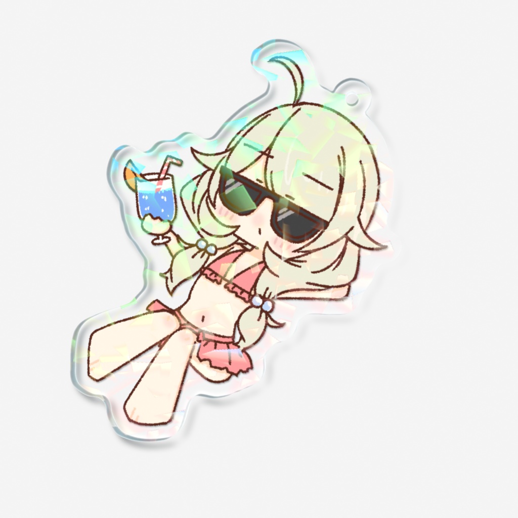 夏満喫こずえちゃんホロアクキー