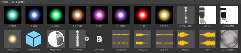 BiT's *2.0* Unity or VRChat Lightsaber prefab (ライトセーバー プレハブ)