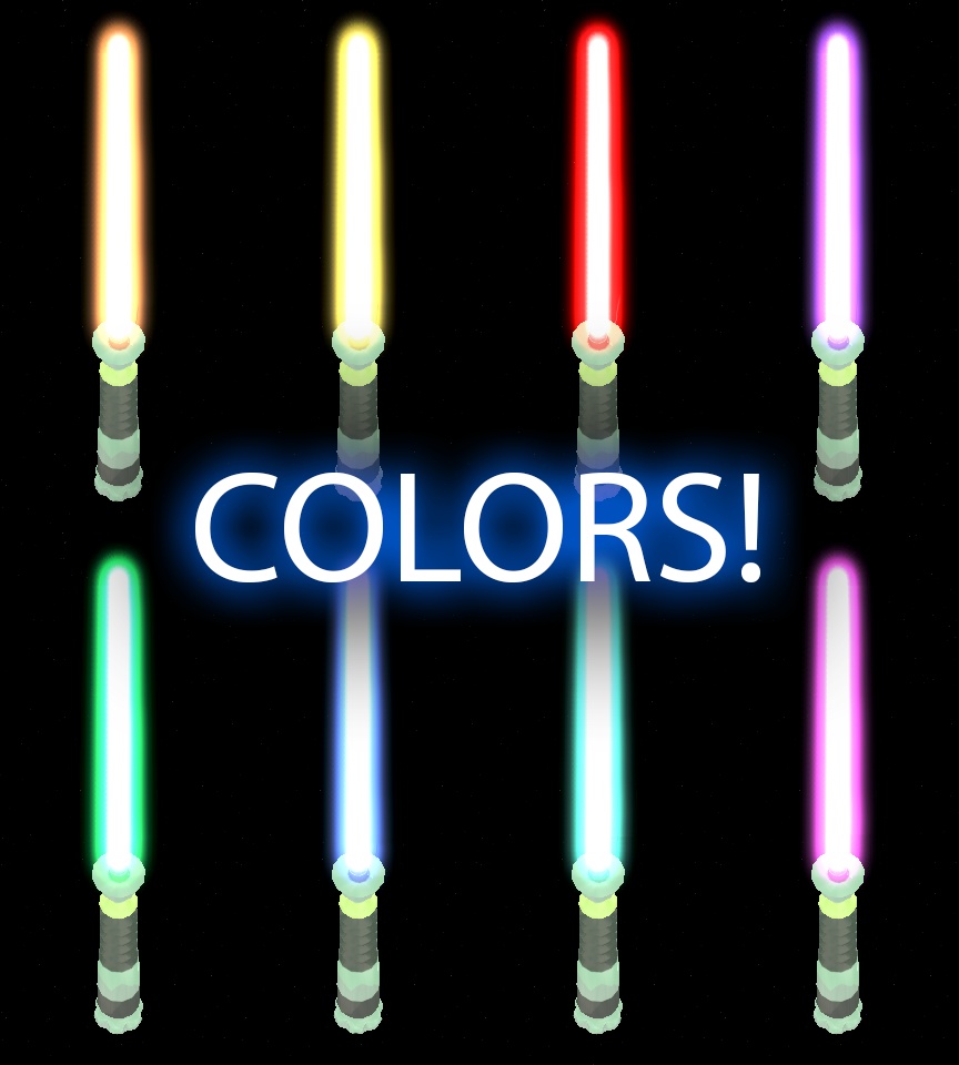 BiT's *2.0* Unity or VRChat Lightsaber prefab (ライトセーバー プレハブ)