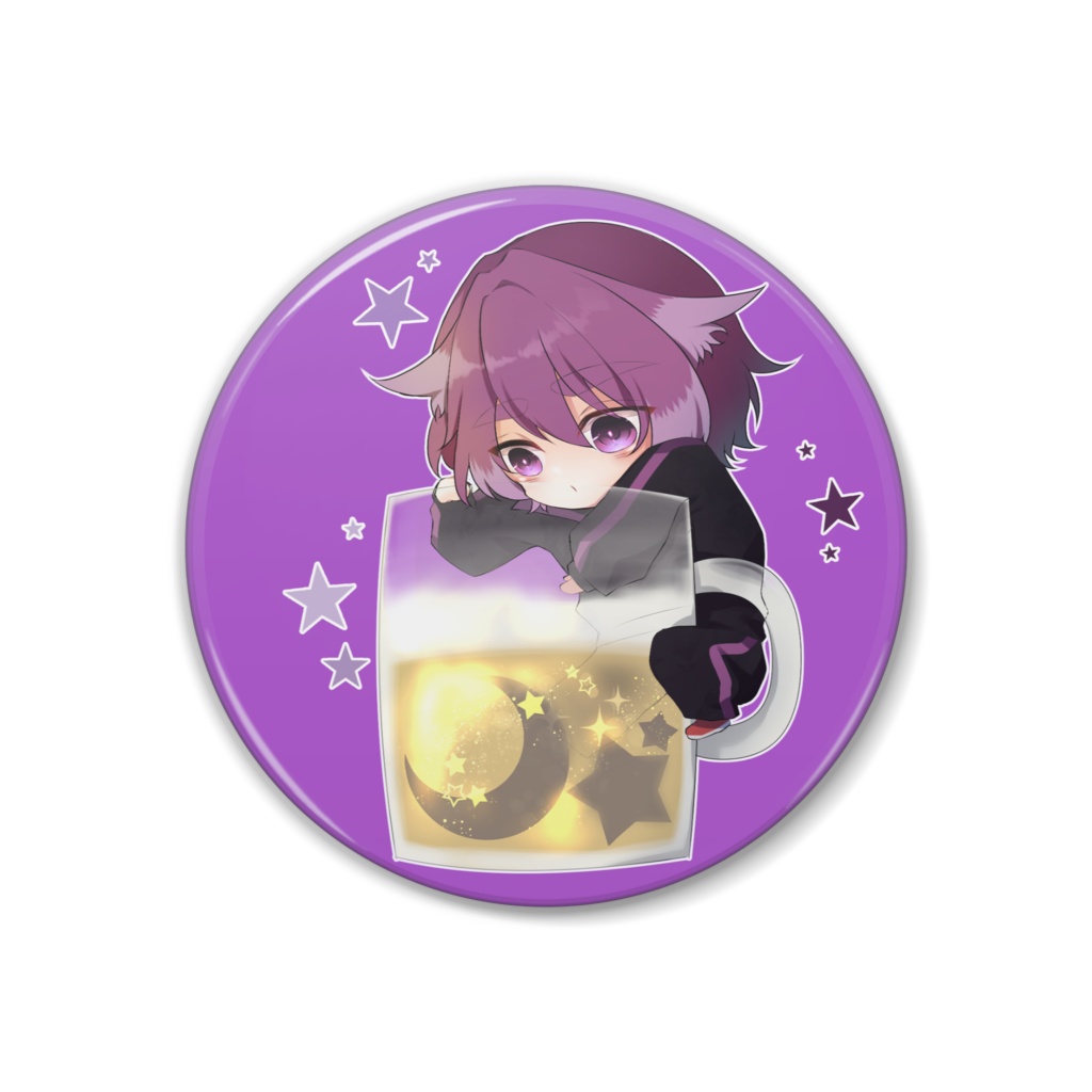 【非公式】かんぱいしるこの部屋缶バッジ②　38mm【無配と同サイズ】