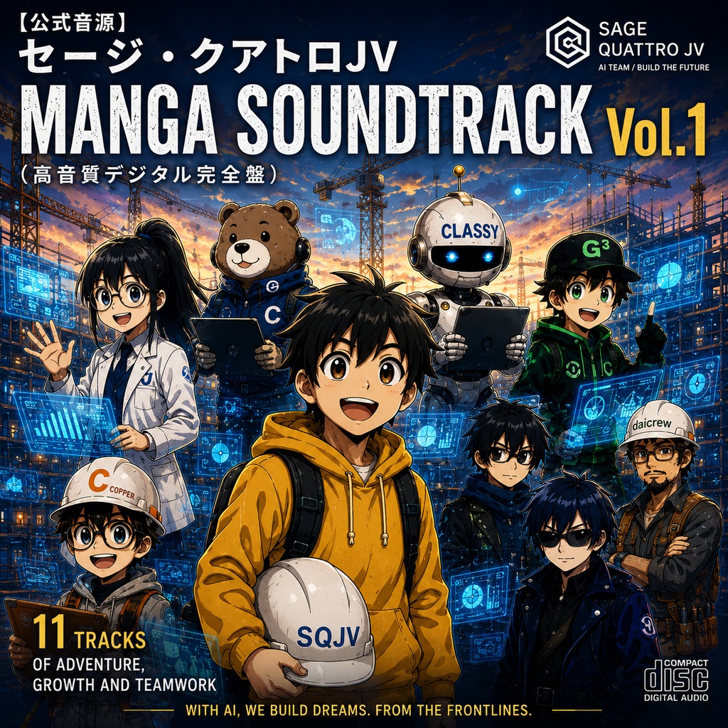 【公式音源】セージ・クアトロJV Manga Soundtrack Vol.1(高音質デジタル完全盤)